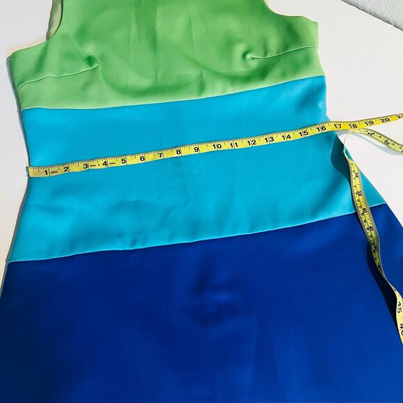 A List By Wrapper Color Block Sleeveless Dress Size M Medium - Picture 6 of 7